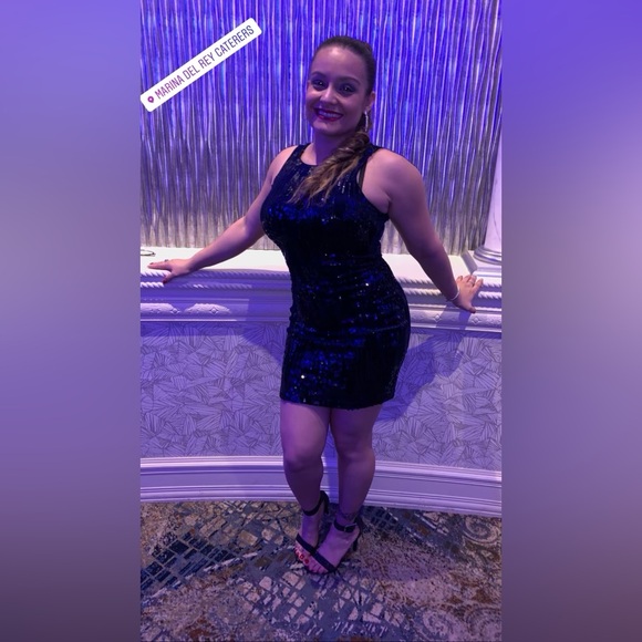 Sequence Dress Navy blue XS - Picture 4 of 6